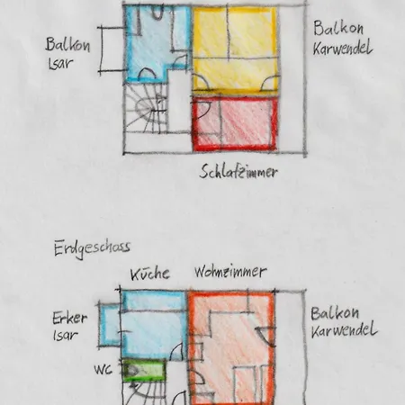 Haeuschen Kunterbunt Tatil Evi